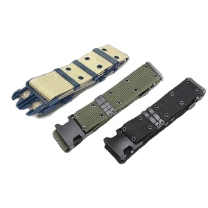 เข็มขัดยุทธวิธีสำหรับผู้ชาย หัวเข็มขัดพลาสติกแบบปลดเร็ว เข็มขัดเอวไนลอนปรับได้สำหรับกางเกงยีนส์ - Product Image 1