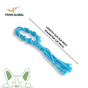 ของเล่นสำหรับสุนัขทำจากผ้าฝ้ายรักษ์โลกแบบขายส่ง ปลอดภัยสำหรับการกัดแทะ ของขวัญสุดพิเศษสำหรับสุนัข ผลิตจากผ้าฝ้ายที่ยั่งยืนและคุณภาพทนทาน - Product Image 1