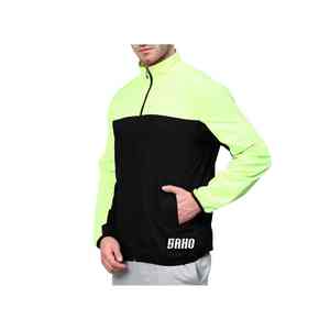 Cortavientos GAA deportivo gaélico con cremallera completa, puños elásticos con capucha y diseño de logotipo OEM MOQ Pakistán - Product Image 2