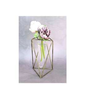 <b>Matte</b> Fashion China Flower Stand Center Pieces Acrylic Wedding Flower Stand With Stand Wedding Home Bar Party - Product Image 5
