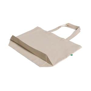 <b>Medium</b> Eco-Friendly Recycled Canvas Tote <b>Bags</b> Reusable Cotton Tote <b>Bags</b> Letter for Daily Use Advertising Food Storage-RC260 - Product Image 5