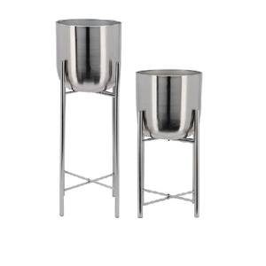 ผู้ผลิตที่เชื่อถือได้จำหน่ายชุดกระถางต้นไม้คุณภาพดีที่สุด จำนวน 2 ใบ สำหรับห้างสรรพสินค้า บ้าน และโรงแรม พร้อมสีและขนาดที่ปรับแต่งได้ - Product Image 1