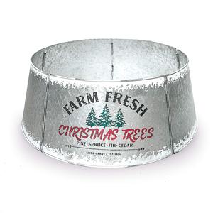 Collar de árbol de Navidad de metal en el último diseño Soporte de árbol de Navidad de metal de nueva apariencia para uso de decoración de Navidad en precio barato - Product Image 1