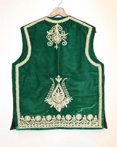Chaleco de lana transpirable de otoño informal afgano tradicional para hombre con bordado a mano para eventos festivos ocasiones culturales - Product Image 4