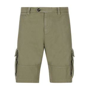 Pantalones cortos cargo informales de algodón para hombre con cintura media elástica logotipo personalizado gran oferta pantalones cortos de lona con patrón sólido con decoración lavada - Product Image 5