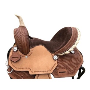 Selle de plaisir western en cuir souple pour enfants - Haute qualité, confortable, design personnalisable pour l'équitation, dressage, vente en gros - Product Image 2