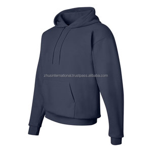 Sudadera con capucha personalizada 100% algodón Sudadera con capucha lisa de gran tamaño para hombres transpirable bordado suelto sudaderas con capucha de mujer de gran tamaño - Product Image 3