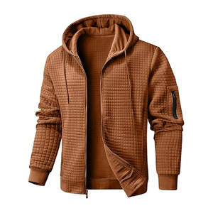 Sweat-shirt zippé à capuche pour hommes de haute qualité 250 GSM OEM sweat à capuche masque personnalisé avec broderie pull tissé d'hiver coupe ample - Product Image 1