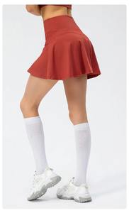 Falda pantalón de golf de cintura alta para mujer, transpirable, elástica, mini falda, pantalones cortos, venta al por mayor, ropa de golf de alta calidad para dama - Product Image 4