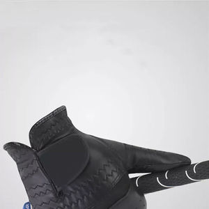 Gants de golf avec logo personnalisé nouveau design Cabretta de haute qualité en cuir véritable poignées respirantes à la main - Product Image 4