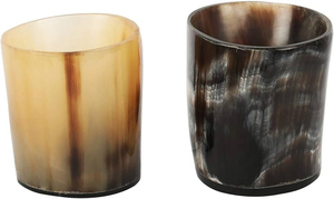 Tasse à café écologique en forme de corne-Verrerie de collection pour les fêtes, les célébrations et les cadeaux uniques - Product Image 5