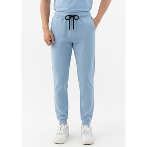 Juego de uniformes médicos de ajuste moderno, puños elásticos, tamaños personalizados, tela ecológica, pantalones médicos para correr, fabricante de uniformes de enfermera - Product Image 1