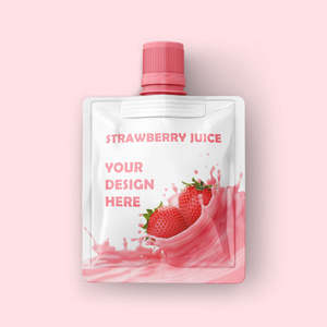 맞춤형 10ml 20ml 30ml 50ml 알루미늄 호일 주스 가방 PE 플라스틱 음료 스탠드업 스파우트 파우치 빨대 구멍이있는 워터 백 - Product Image 1