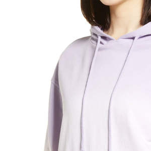 Custom <b>Women</b> Oversized Fleece Hoodie <b>Long</b> Cotton Pullover <b>Sweatshirt</b>, Plus-Size Streetwear Hoodies - Product Image 2