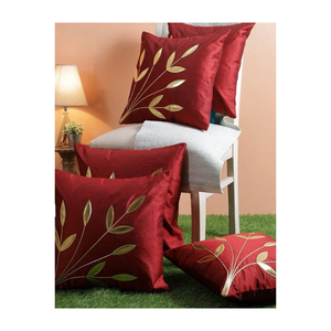 Artisan 20x20in 100% Cotton Embroidered Ikat Floral Beige <b>Cushion</b> Herbal Dyes For Bulk Wholesale Quick Dispatch & Clearance Sale - Product Image 2