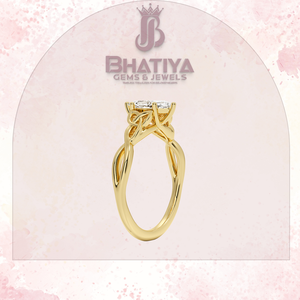 Marquise coupe diamant bague de fiançailles Solitaire femmes mariée bande de mariage élégant proposition bijoux anniversaire bague bijoux fins - Product Image 2