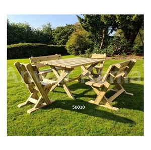 ไม้เนื้อแข็งสีน้ำตาลชุดโต๊ะสี่เหลี่ยมแปดที่นั่งพร้อมม้านั่ง2ตัวและเก้าอี้4ตัวเหมาะสำหรับบ้านสวนห้องรับประทานอาหารและของตกแต่งโรงแรม - Product Image 4