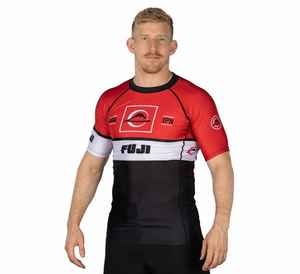 Rashguard UPF50 à manches courtes personnalisé No Gi pour maillot de bain adulte BJJ MMA grande taille personnalisable - Product Image 5