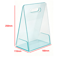Scatola Regalo Triangolare in Acrilico Trasparente con Design a Piegatura Termica, Personalizzabile e Consegna Rapida, Direttamente dalla Fabbrica