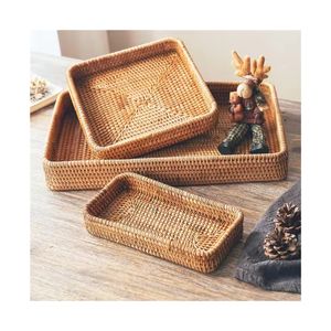 HIGH QUALITY Wicker Tray Mother of <b>Pearl</b> Inlay For Serving Gourmet Beverages And Adding A Luxurious Decorative Accent To Tables - Product Image 5