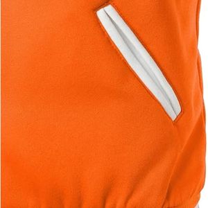 OEM ODM personalizado High Street moda invierno chaqueta de vuelo Unisex Casual diseño bordado parches Varsity béisbol chaqueta Puff - Product Image 5