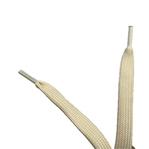 TC025 Eco-Friendly High Tenacity Flat Poly Draw Cord with Aglet for Shoes <b>Bags</b> & Garments (10mm Diameter) - Product Image 1