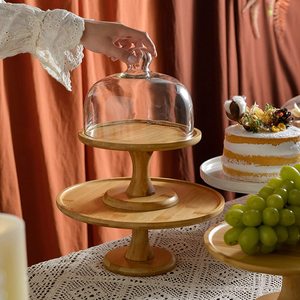 Handmade 3-Layer Wooden Dessert & Cake Display - Product Image 2