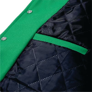 Custom Logo High Quality Winter Men's Varsity Letterman <b>Canvas</b> <b>Jackets</b> Wholesale Blank Plain Customized Design - Product Image 5