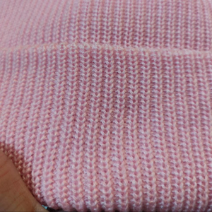 Unisex High Quality Flat Knitted 100% Polyester Solid Ripped <b>Beanie</b>-Outdoor Use - Product Image 4