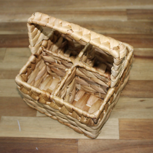 Artex Dong Thap Porte-bouteilles en osier rustique fabriqué à la main pour la maison, la cuisine, la salle à manger et le bar. - Product Image 2