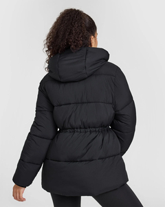 Chaqueta acolchada transpirable ligera, ropa de abrigo de invierno para mujer, diseño cálido de manga larga con capucha - Product Image 2