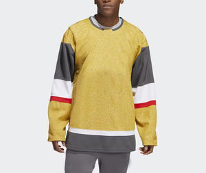 นิวเจอร์ซีย์ฮ็อกกี้น้ำแข็งธรรมดาเสื้อเจอร์ซีย์ฮ็อกกี้ดีไซน์ใหม่สำหรับเยาวชนออกแบบได้ตามต้องการ - Product Image 5