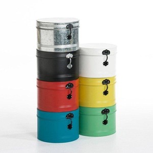 ภาชนะบรรจุกล่องดีบุกกระป๋องโลหะขนาดเล็กทรงกลมพิมพ์แบบกำหนดเองสำหรับ Matcha เทียนชากาแฟ - Product Image 3