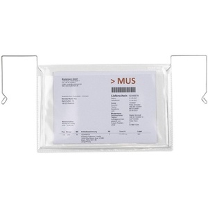 Clips-Wire <b>Frame</b> Pocket <b>A5</b> Landscape 165x245mm 180m PVC Soft Film TRANSPAK-Pack of 200 - Product Image 1