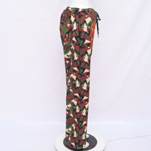 Pantalon de jogging vintage surdimensionné à broderies personnalisées en toile de sublimation, coupe ample, réfléchissant, coupe-vent respirant - Product Image 6