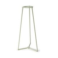 Socle de table haute, hauteur 109 cm, pied en aluminium moulé sous pression et trois pieds en acier peint pour tables de café, bistrot, extérieur, plateau de 60 cm