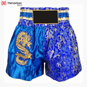 Venta al por mayor Muay Thai Boxing shorts kickboxing lucha muay thai shorts personalizado transpirable boxeo Bañadores Hombre MMA shorts - Product Image 2
