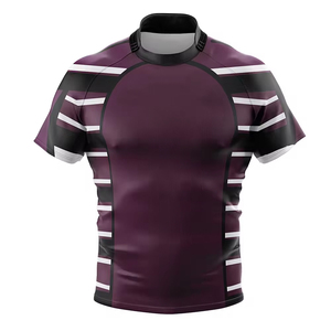 Venta al por mayor ropa deportiva Rugby Jersey Hombres OEM Rugby Kits Sublimación de alta calidad Impresión personalizada Logo Hombres Rugby Jersey tarifa barata - Product Image 1