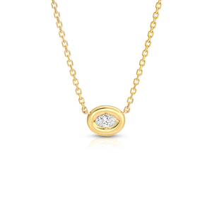 Collar <span class=keywords><strong>de</strong></span> Plata <span class=keywords><strong>de</strong></span> Ley 925 Chapado en <span class=keywords><strong>Oro</strong></span> <span class=keywords><strong>de</strong></span> 18K con Colgante Elegante Minimalista <span class=keywords><strong>de</strong></span> Esmeralda Redonda Ovalada y Circonita Cúbica, Joyería <span class=keywords><strong>de</strong></span> Moda al por Mayor - Product Image 5