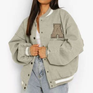 แจ็กเก็ตผ้าแคนวาสสำหรับผู้หญิง, เสื้อแจ็กเก็ตฤดูหนาวถัก100% เข้ารูปปกตั้งระบายอากาศได้ผ้าแคนวาสสำหรับผู้หญิง - Product Image 1