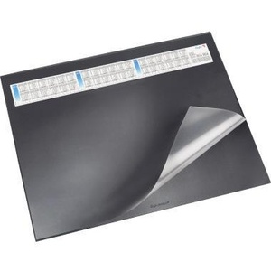 Bloc-notes Durella DS 53 x 40 cm noir avec revêtement en feuille de Lufer, blocs-notes en plastique - Product Image 1