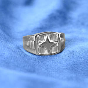 NOVAMART Fine Buy Premium 925 Pure Sterling <b>Silver</b> <b>Rings</b> for <b>Men</b> Boho Style Cluster Oval Cut Rhodium Statement Setting Perfect G - Product Image 3