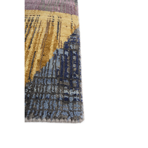 Alfombra Kavi Unstring Srb(730) de Lana y Seda de Bambú con Patrón Geométrico, Anudada a Mano, para Uso Doméstico, Colección Jaipur Rugs US - Product Image 3