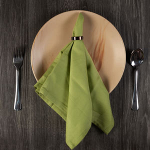 Serviette en satin de coton 100% solide tissée avec des caractéristiques durables - Product Image 6