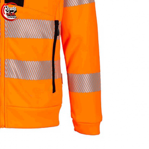 Sudadera de Seguridad de Manga Larga con Estampado Reflectante 3M, Transpirable, Impermeable, con Certificación CE, Ropa de Trabajo para Hombre - Product Image 4