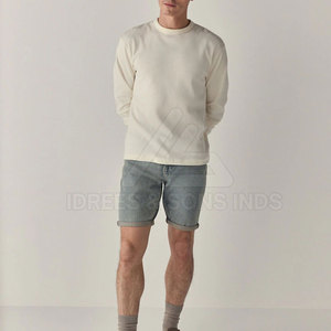 Meilleur prix, shorts en jean décontractés 100% coton, taille mi-haute, logo personnalisé, nouvelle arrivée en vente en ligne - Product Image 2
