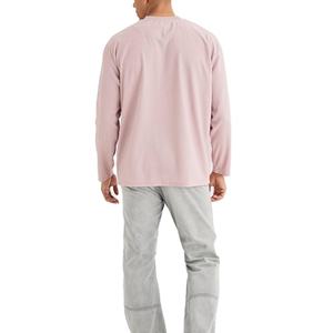 Wholesale Custom Plus Size <b>Men's</b> <b>Longline</b> O Neck <b>Shirt</b> High Quality 100% Cotton Knitted Long Sleeve Regular Fit Plain Design - Product Image 6