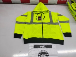 100% Polyester Personnalisé Workwear Réflecteur de sécurité Construction Sweatshirts Polyvalent. - Product Image 4