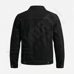 Chaqueta Vaquera Transpirable para Hombre, Buena Calidad, Precio Razonable, Logotipo Personalizado, Chaqueta Vaquera de Estilo Urbano - Product Image 2