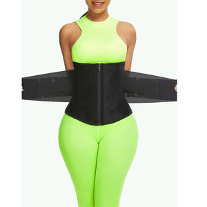 Corset de fitness personnalisé pour femmes dernière conception respirant polyester soie contrôle de la lumière couleurs personnalisées Logo-méthode de tissage tissé - Product Image 3